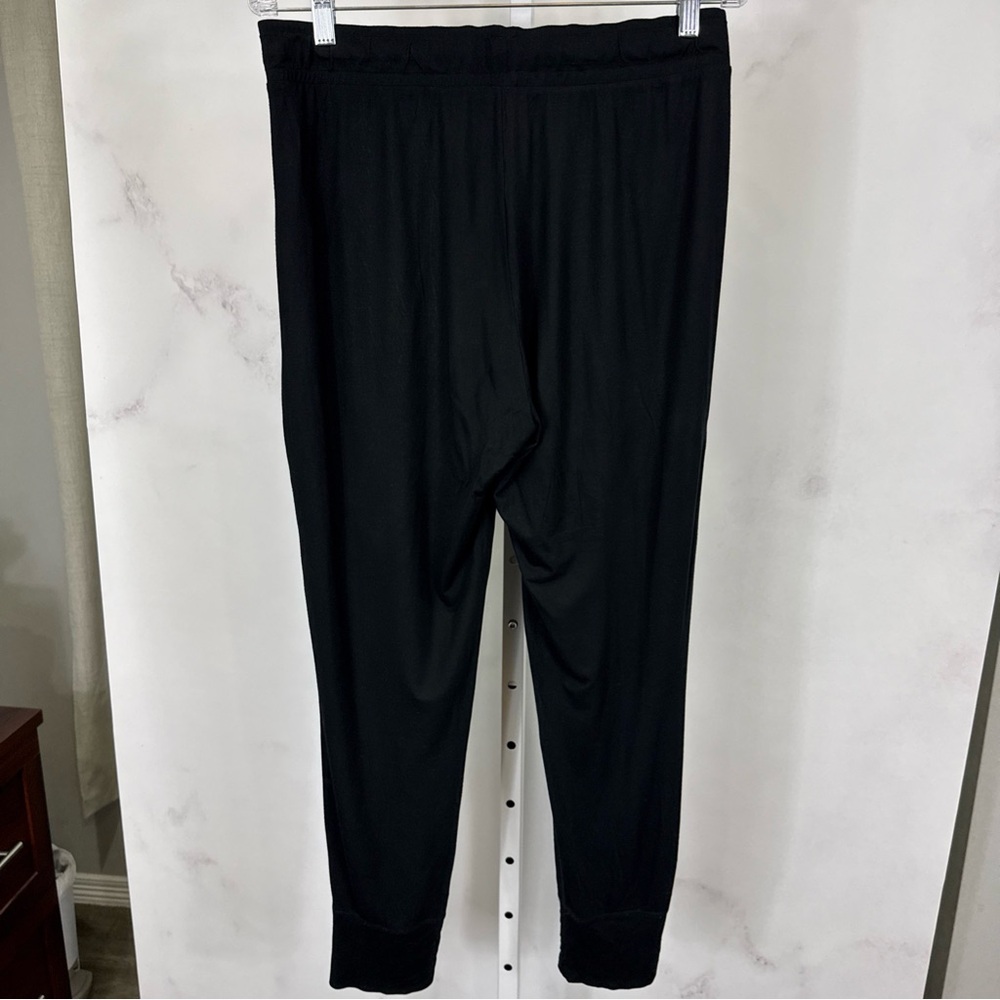 Victoria’s Secret Pink Black Super Soft Pajama Pants Elastic Waist Size L - Picture 4 of 7